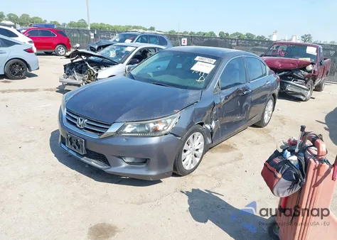 2013 Honda Accord Ex-L из США, поврежденный, VIN 1HGCR2F86DA055002